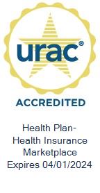 URAC Accredited | Health Plan-Health Insurance Marketplace. Expires 4/1/2024