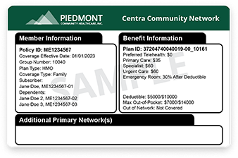 ID card of Centra Community Network